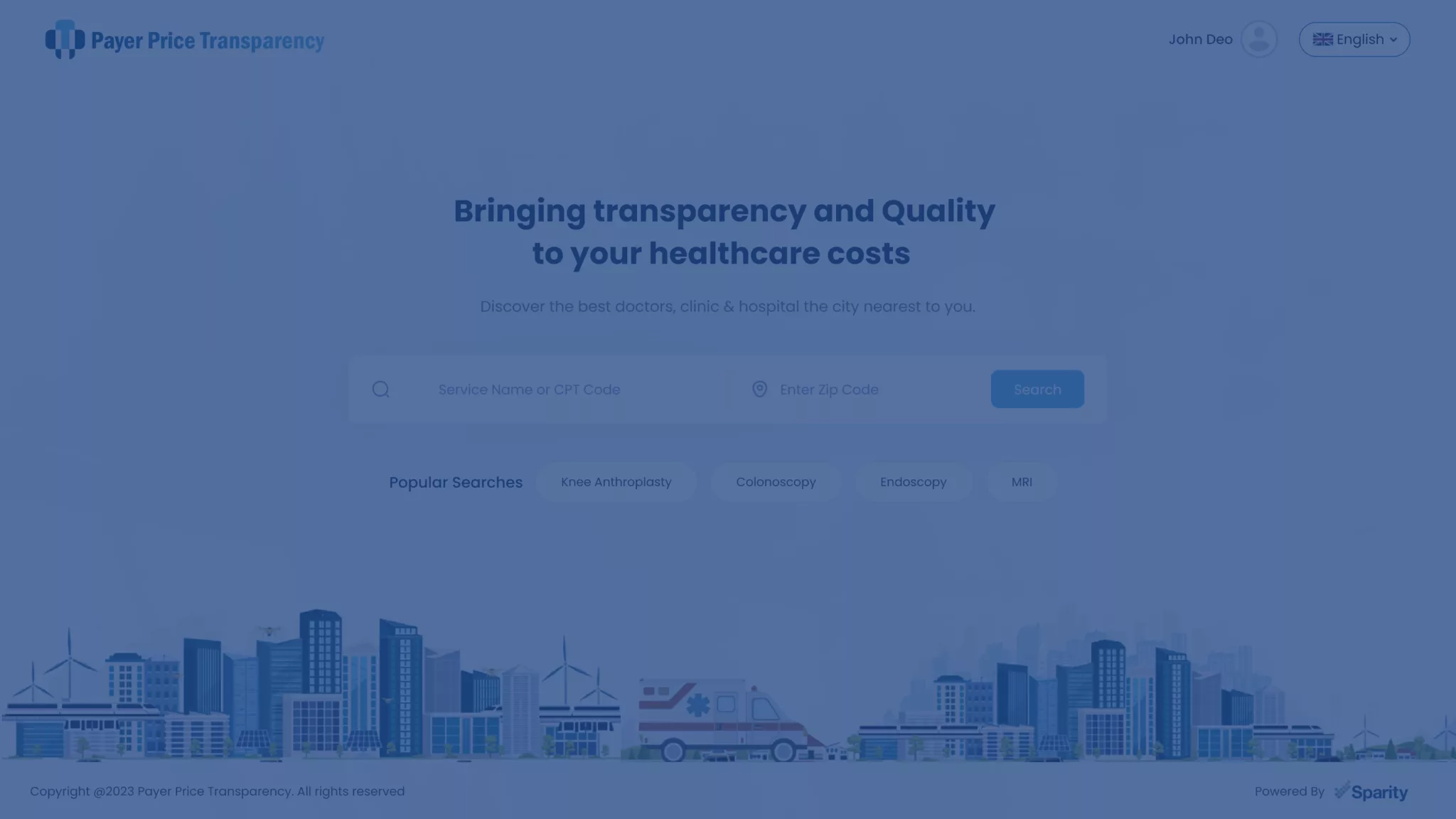 An User Friendly Healthcare Payer Price Transparency Tool